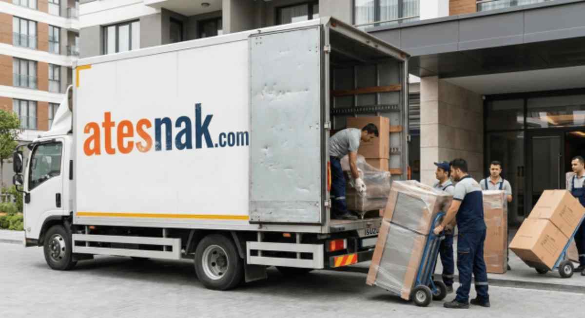 Maltepede Evden Eve Nakliyat Ateşnak Kamyonu