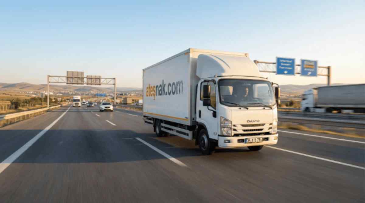 Istanbul Ankara arası nakliyat yapan Ateşnak kamyonu