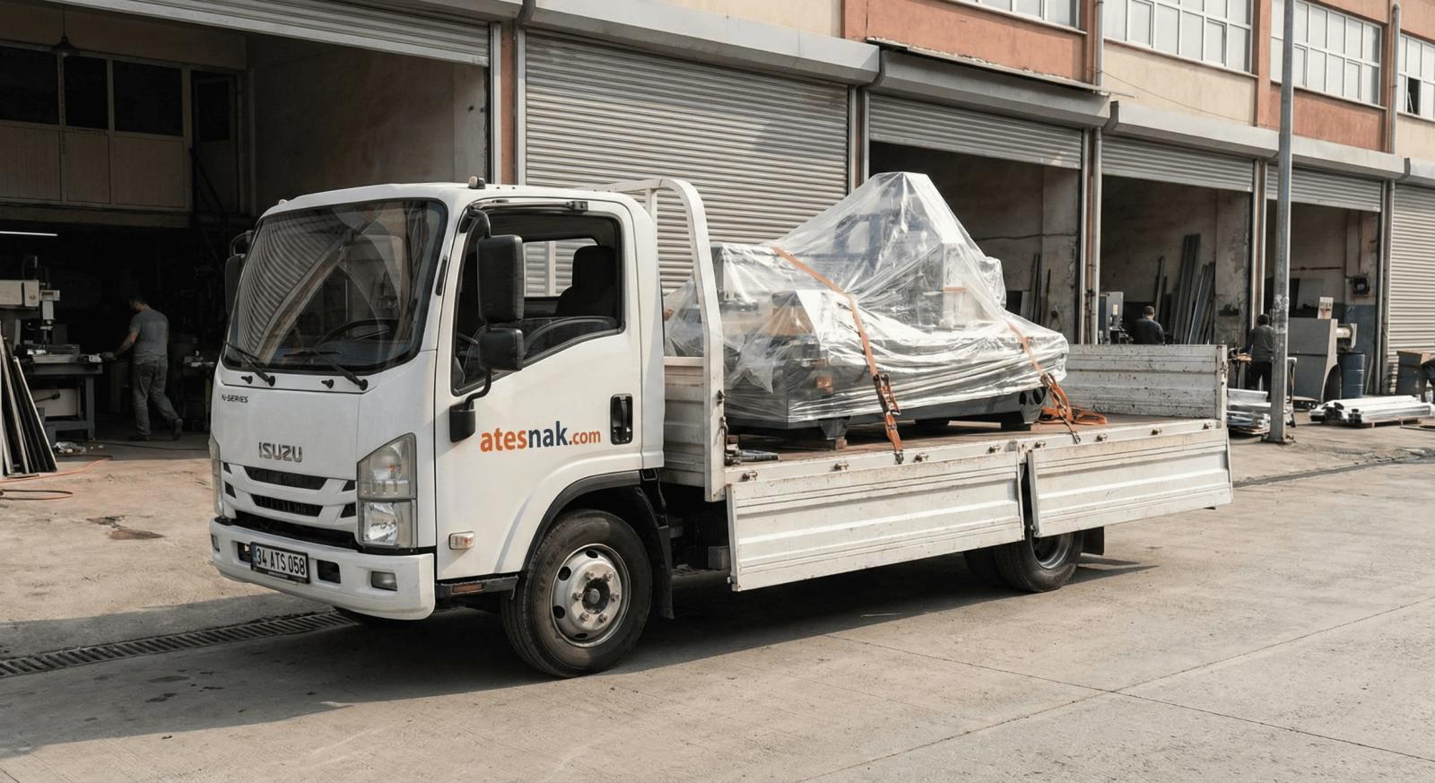 istanbul şehiriçi hizmet veren ateşnak açık kasa kamyoneti