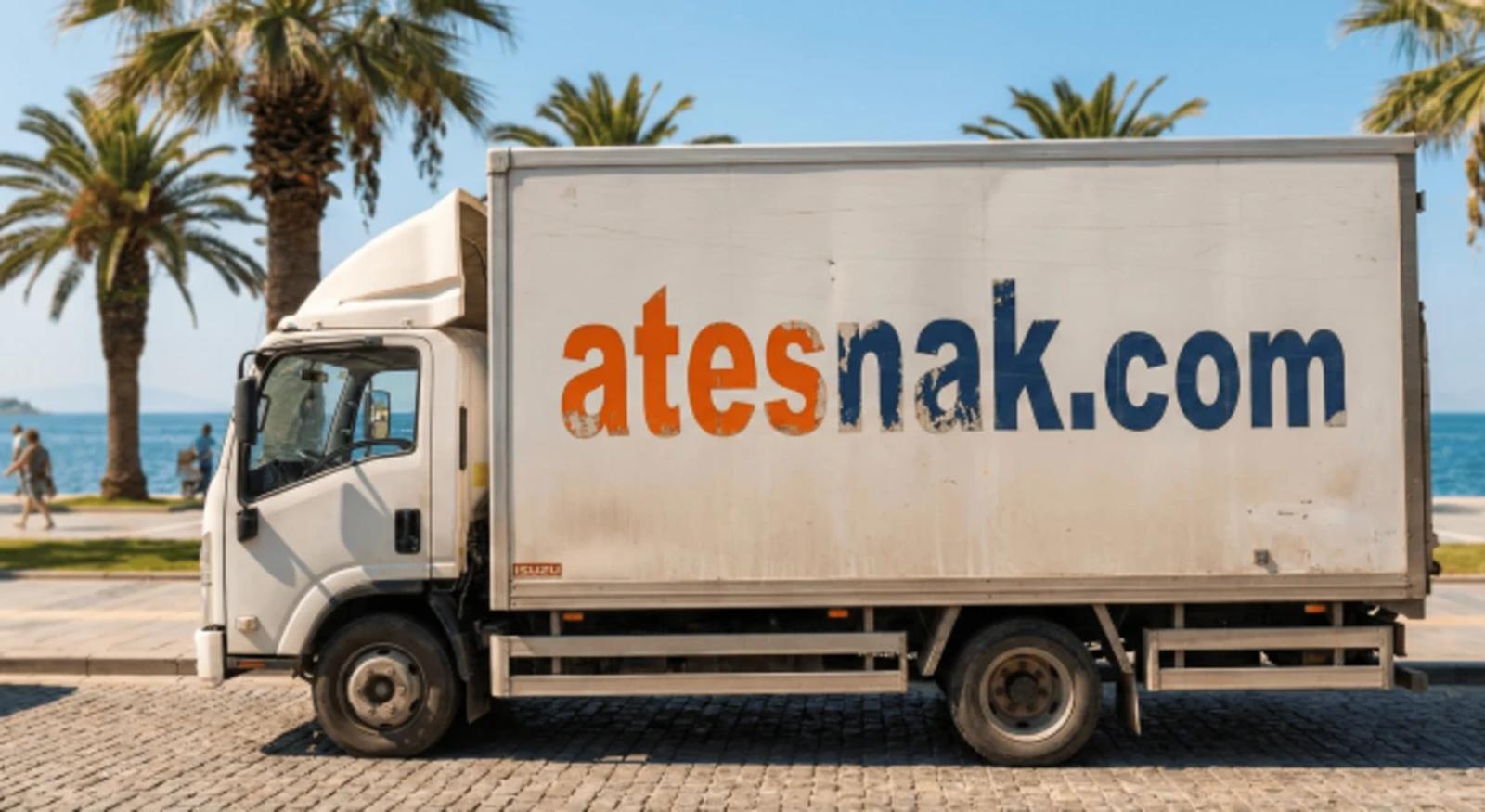 Istanbul Izmir Evden Eve Nakliyat Ateşnak kamyonu