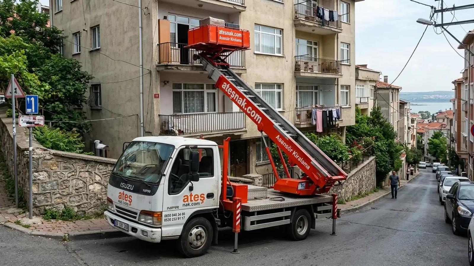 Küçükçekmece Asansör Kiralama - Ateşnak Nakliyat