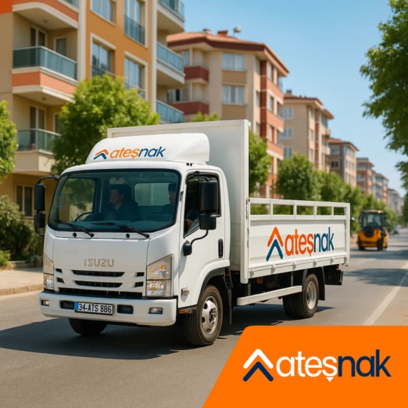 Pendikte Ateşnak Küçük Nakliyat Kamyoneti