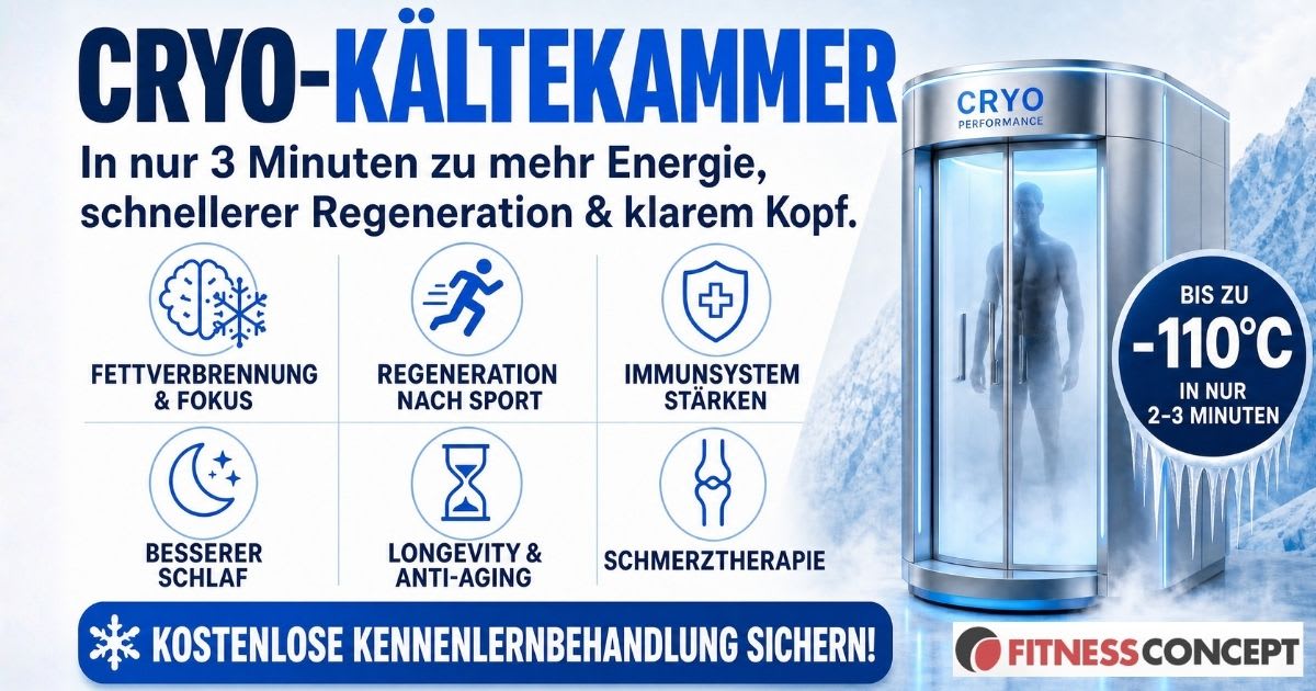 Kältetherapie bei Fitness Concept Hainburg – Jetzt kostenlos testen