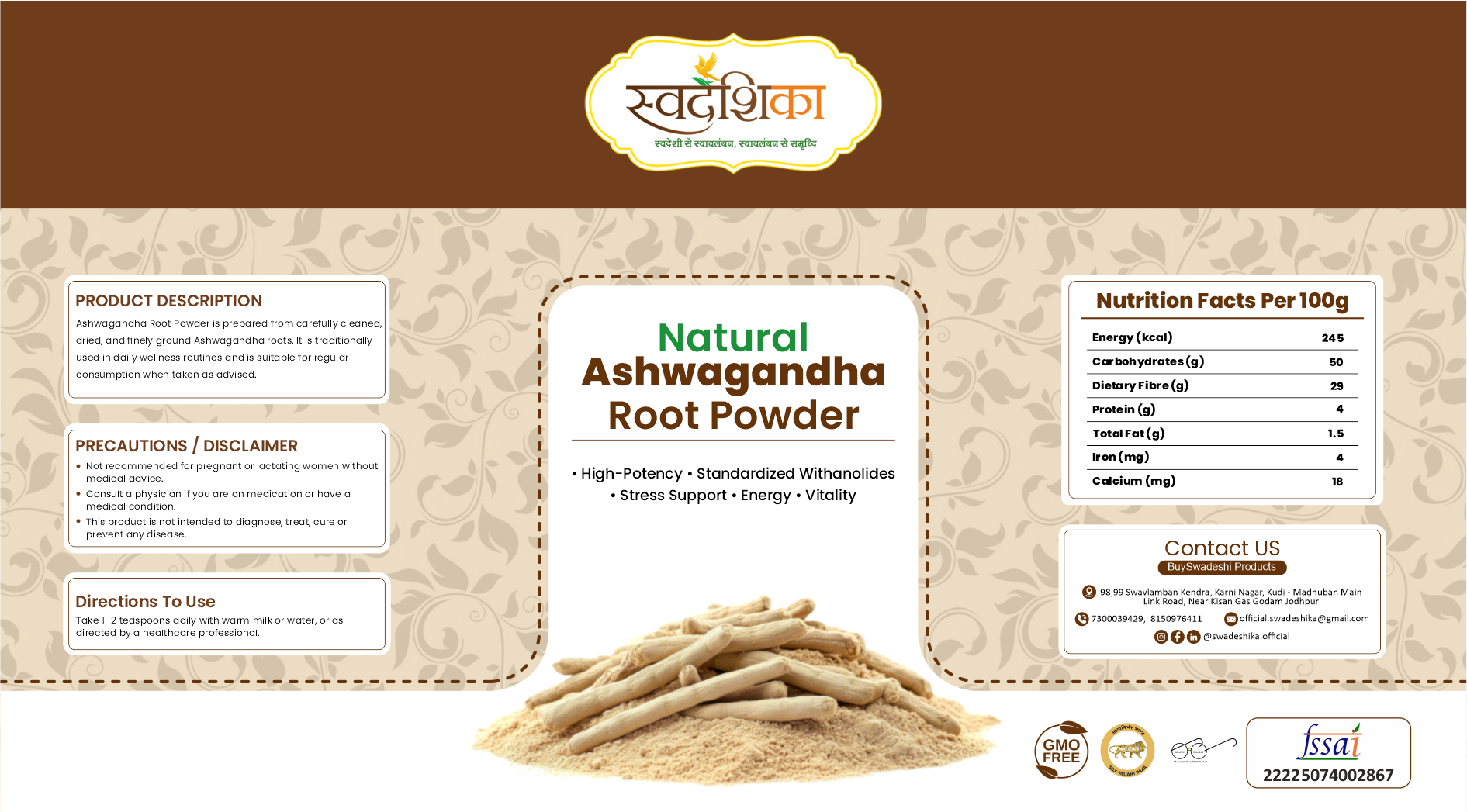 Ashwagandha Root Powder 2