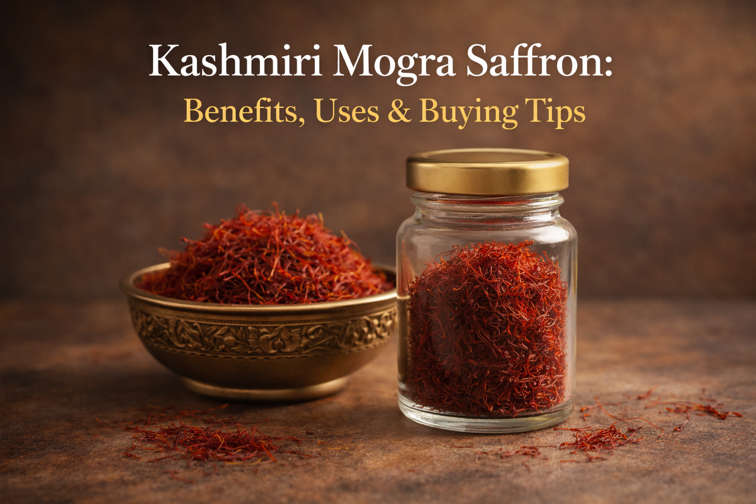 Kashmiri Mogra Saffron: Benefits, Uses & Buying Tips