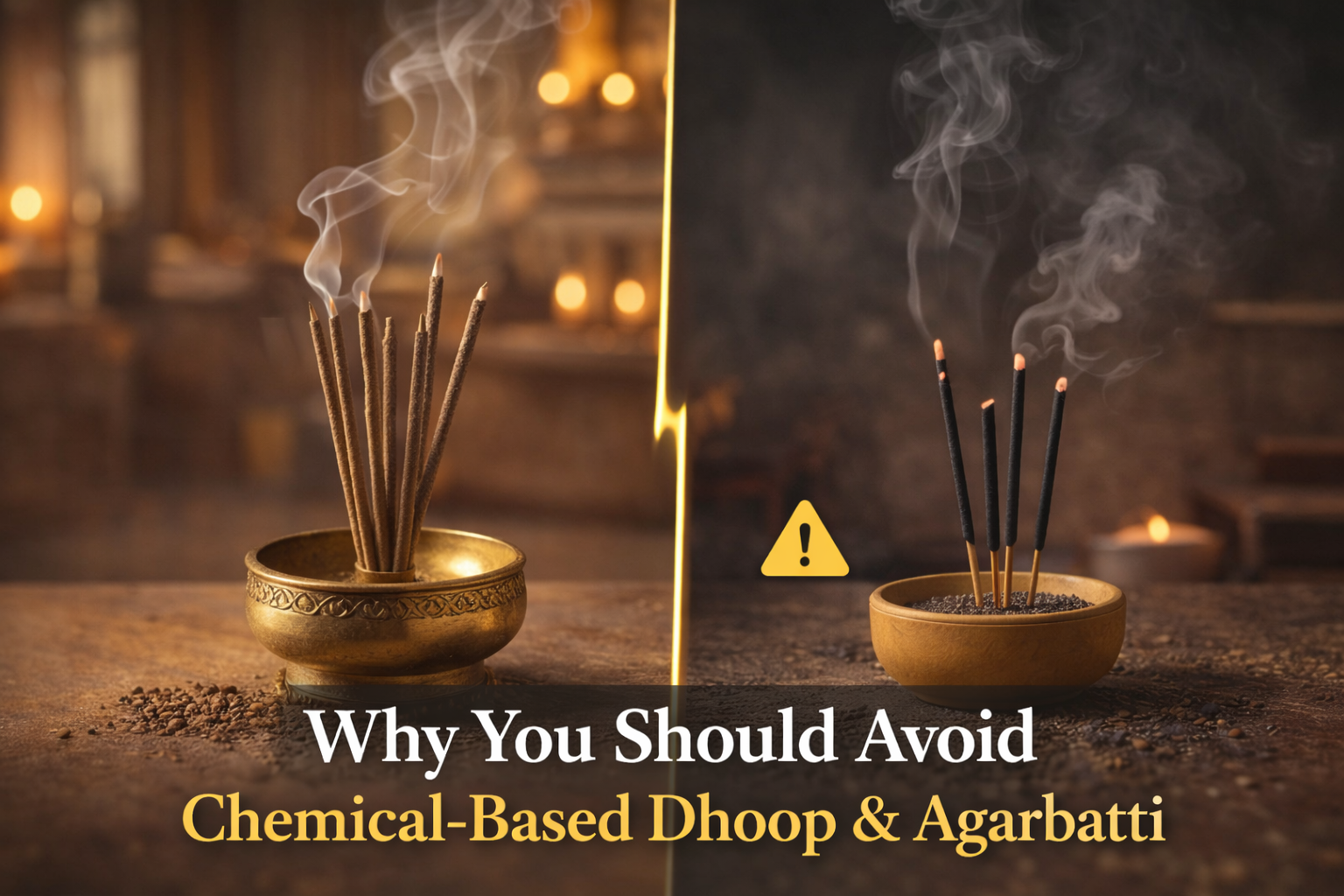 Why Avoid Chemical-Based Dhoop & Agarbatti