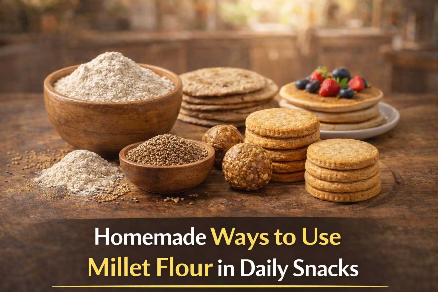 Homemade Ways to Use Millet Flour in Daily Snacks