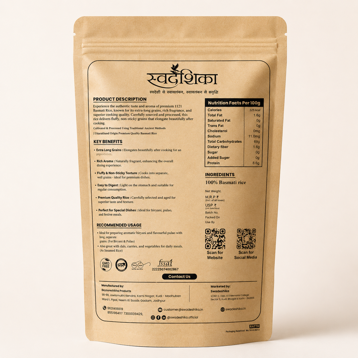 Pusa Basmati Rice 1121 2