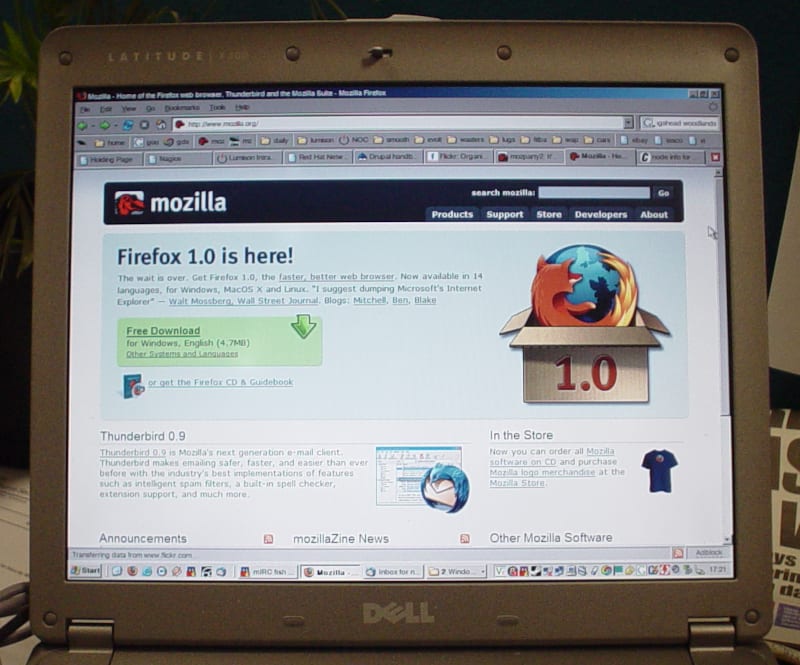 First Firefox What the Internet Was Like in 2004