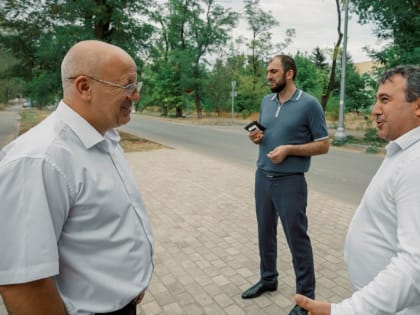 Олег Моргун: С заместителем главы городского округа город Избербаш Республики Дагестан Нариманом Рабадановым, профильным