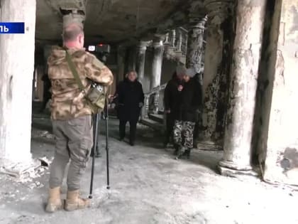 Иностранные журналисты в Мариуполе