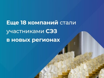 10 компаний из ДНР, по три – из ЛНР и Херсонской области, а также две компании из Запорожской области стали новыми участ