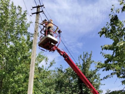 «Мариупольгорсвет» освободил провода от вросших веток