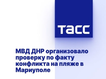 МВД ДНР организовало проверку по факту конфликта на пляже в Мариуполе