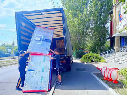 В ДНР прибыл новый инвентарь для баскетболистов