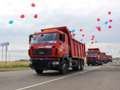 Евгений Солнцев и Денис Пушилин торжественно открыли 62-километровый участок автодороги регионального значения «Амвросие