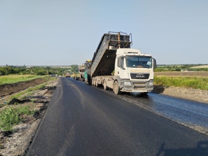 ДНР. Продолжается восстановление трассы «Амвросиевка - Тельманово – Мариуполь» В Донецкой Народной Республике ударными..