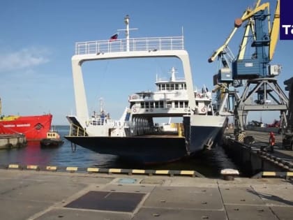 Паром «Лаврентий» пока будет совершать один кругорейс в сутки - видео