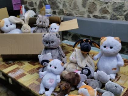 Маленьким жителям левобережья пришел гуманитарный груз