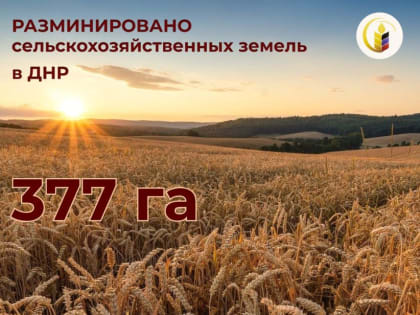 По состоянию на 21 июня 2024 проведены работы по очистке земель сельскохозяйственного назначения от взрывоопасных предме