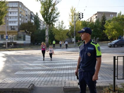 Полицейские обеспечили общественный порядок во время школьных линеек