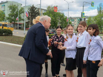 Первый заместитель Председателя Народного Совета ДНР Сергей Прокопенко, Председатель Президиума Общественной организации