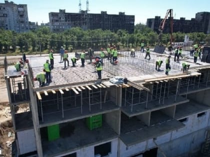 В Мариуполе возводят лечебно-диагностический центр ФМБА