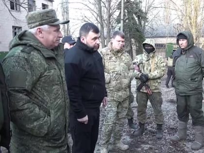 Денис Пушилин: Совместно с замминистра обороны РФ Виктором Горемыкиным и губернатором Самарской области Дмитрием Азаровы