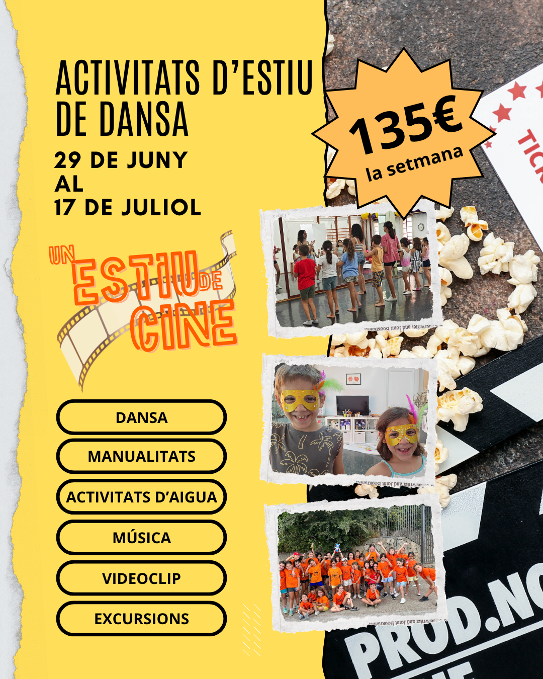 Casal d'estiu 2026 - Escola de Dansa Elisenda Tarragó