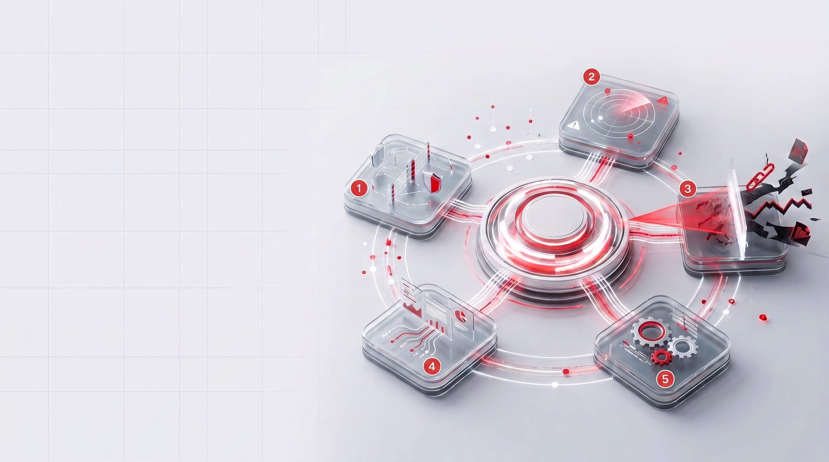 Abstract trust and governance visual