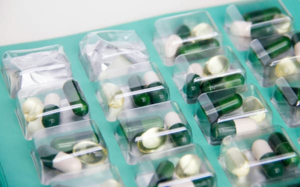 Blister packs of weight loss tablets