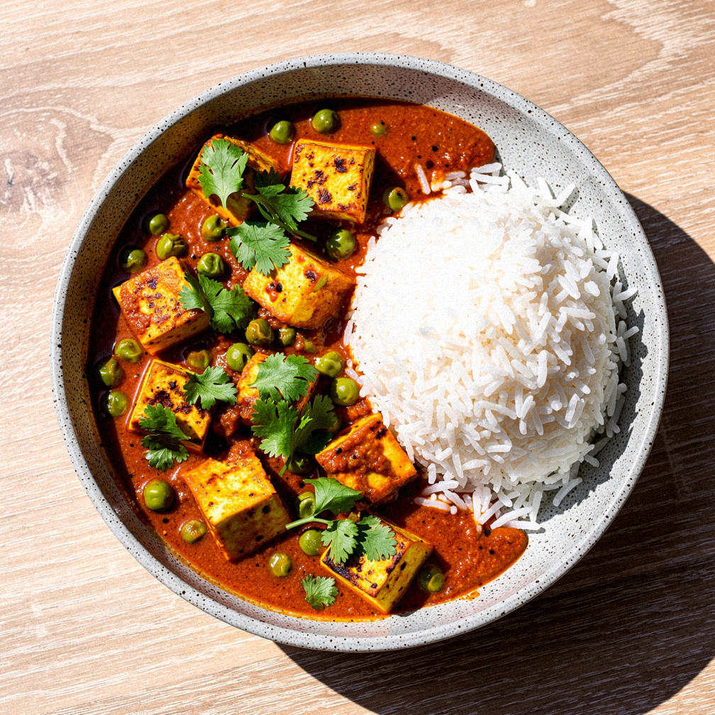 Matar paneer