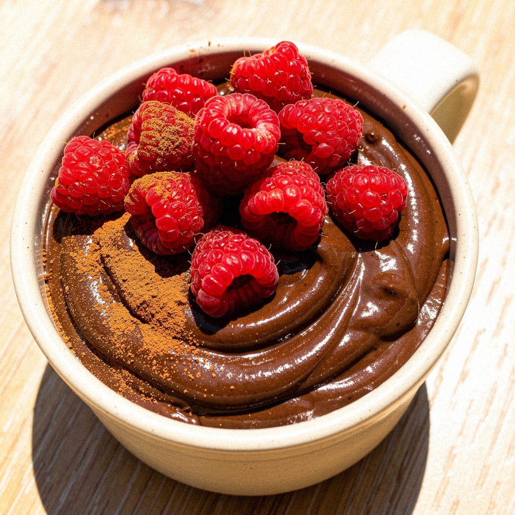 Chocolate soya yoghurt protein pot