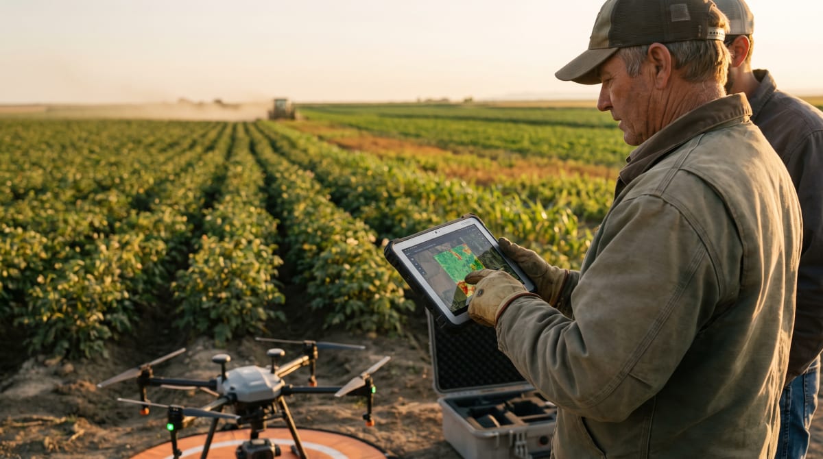 AI-Enhanced Satellite Imagery Brings 1-Meter Field Clarity