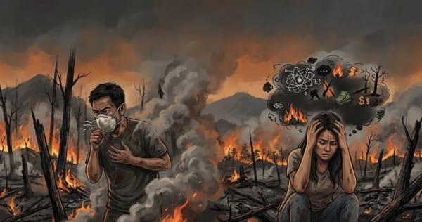 Bukan Hanya Sesak di Paru, tetapi Juga di Pikiran