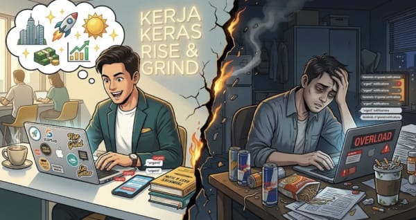 Burnout dan Romantisasi Hustle Culture pada Usia Produktif