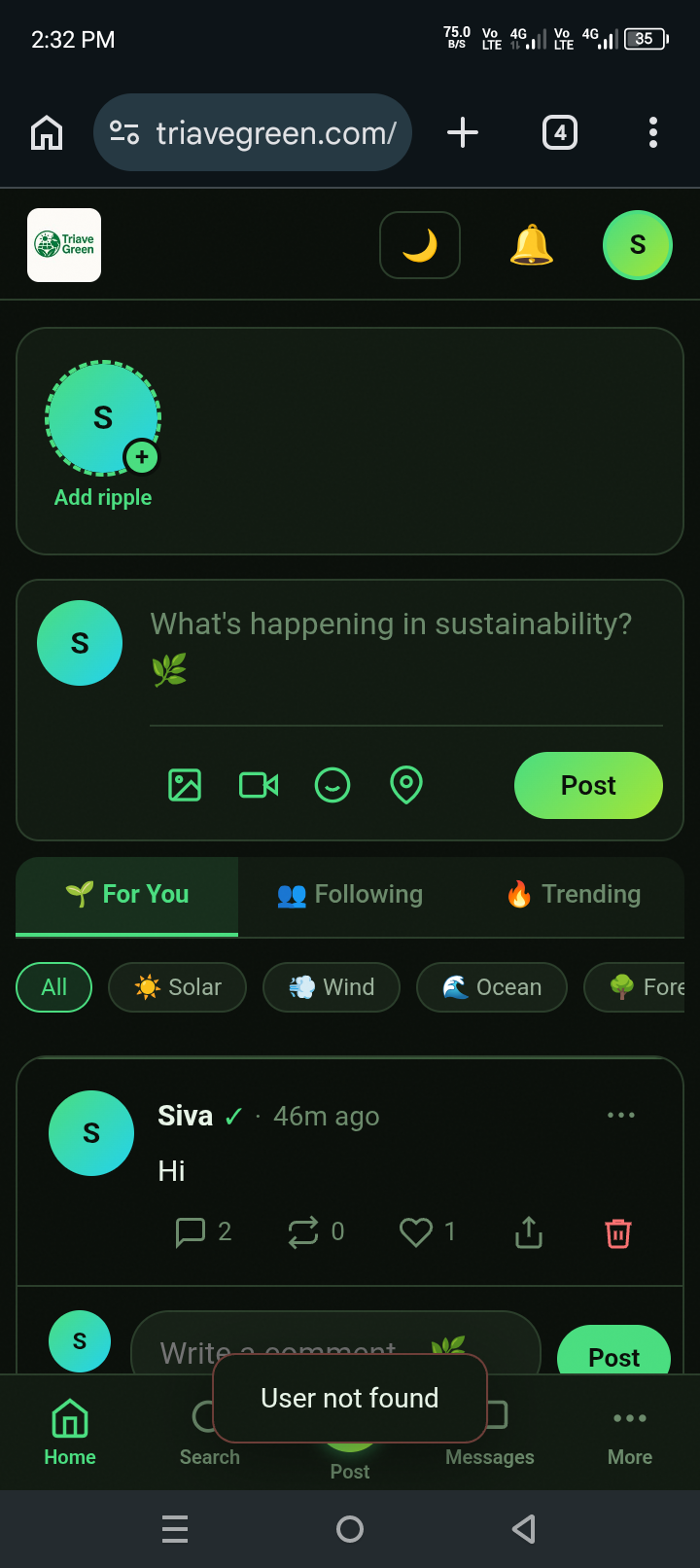 Triave Green: "Ola" — Triave Green