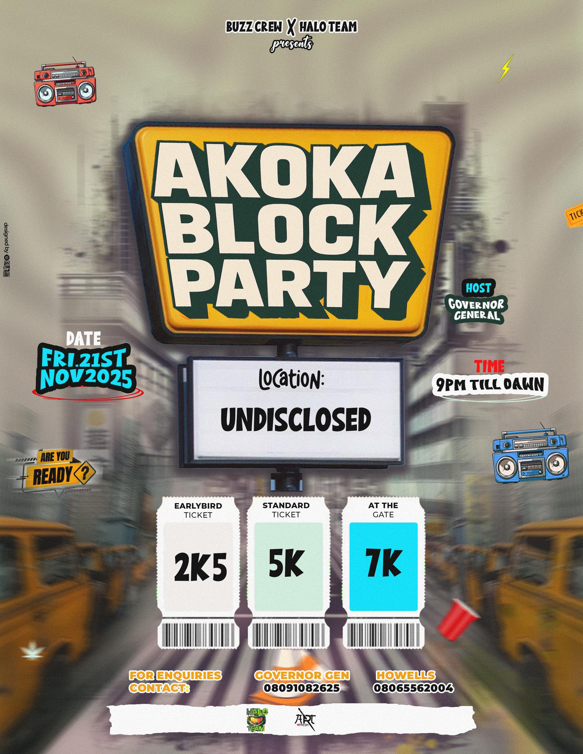 AKOKA BLOCK PARTY