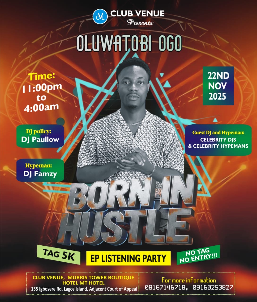 BORN IN HUSTLE EP LISTENING PARTY 