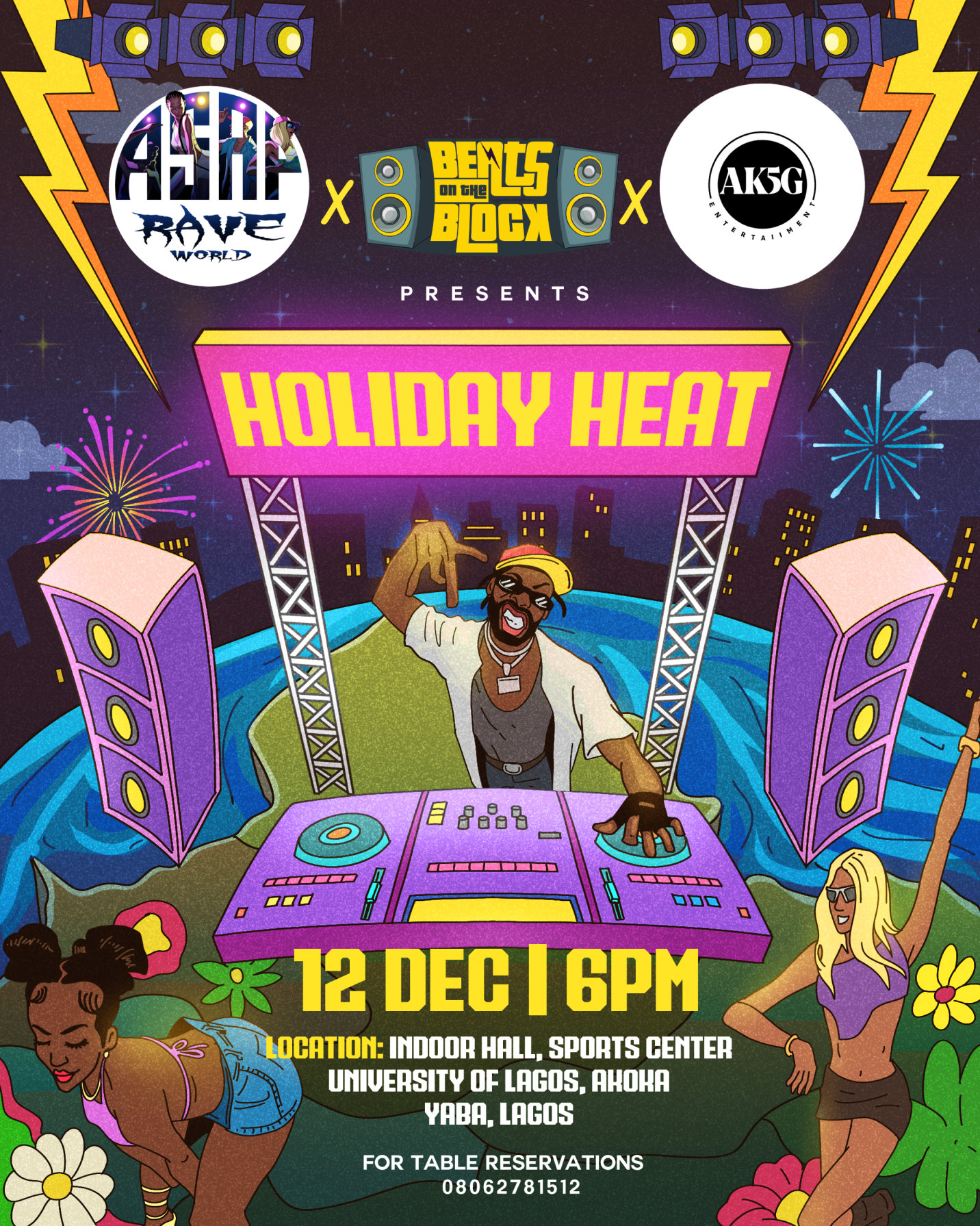 ASAP RAVE WORLD x BEATS ON THE BLOCK x AK5G Entertainment - HOLIDAY HEAT