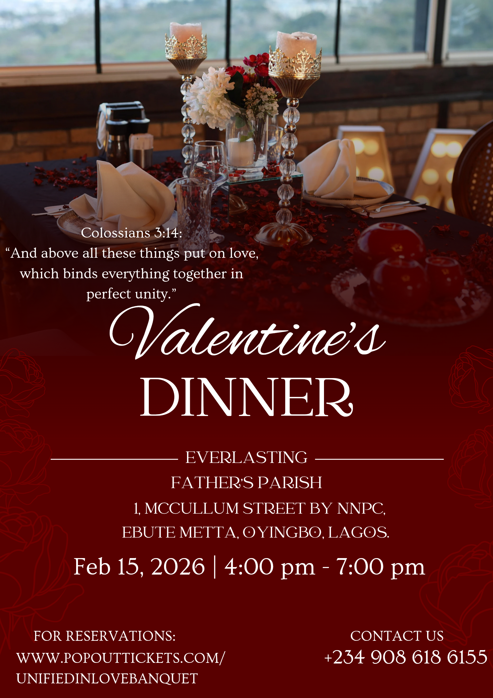 UNIFIED IN LOVE BANQUET