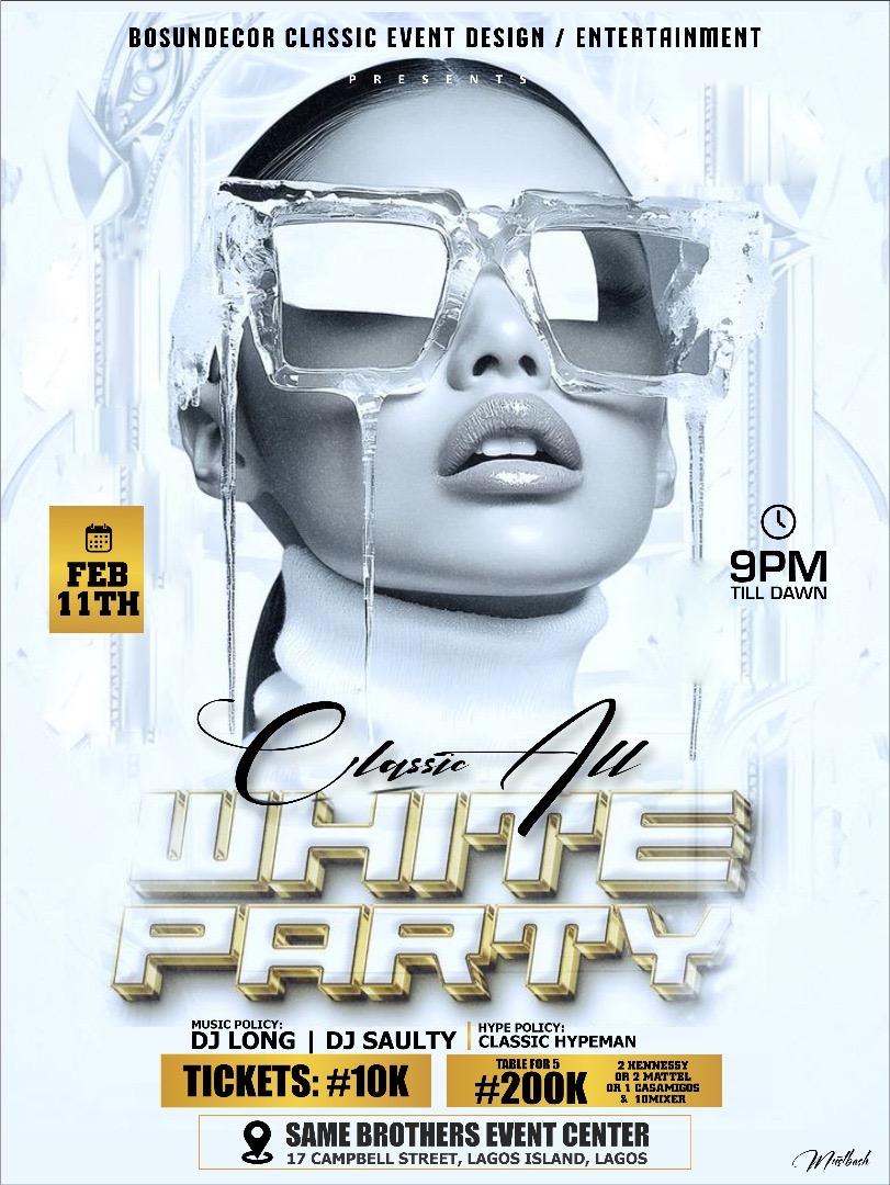 CLASSIC ALL WHITE PARTY