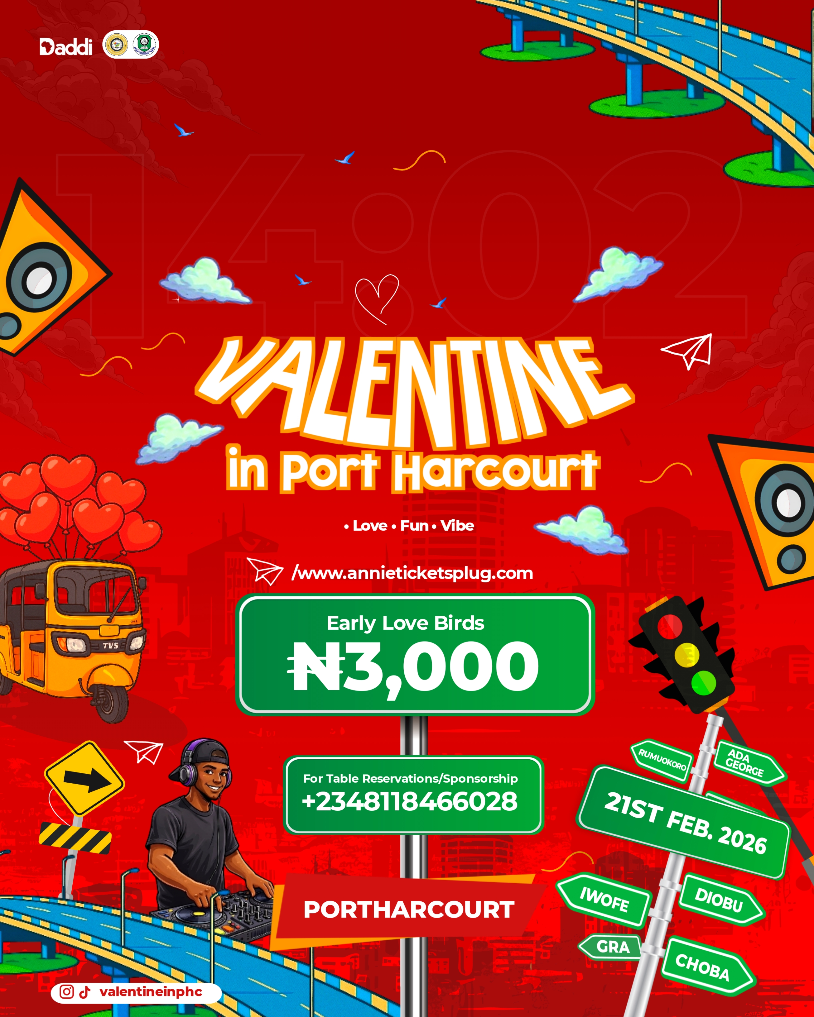 Valentine in Portharcourt
