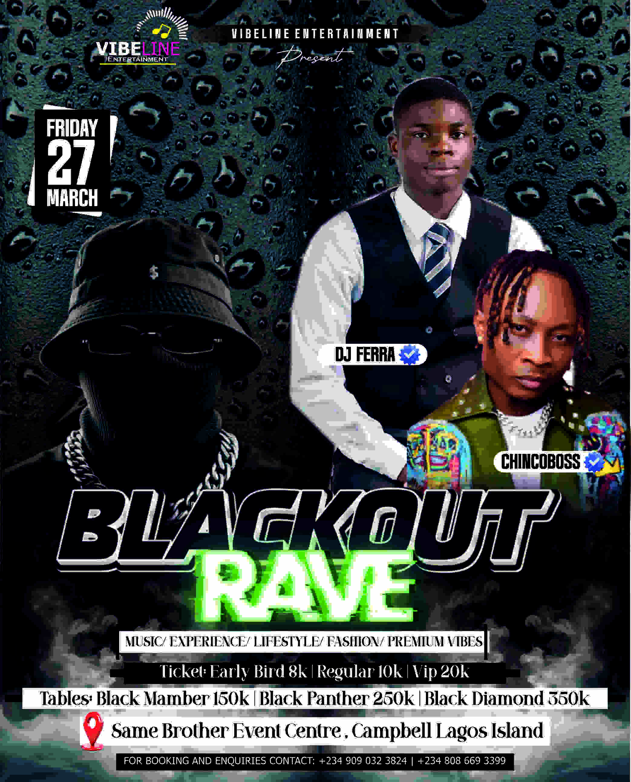 VIBELINE BLACKOUT RAVE