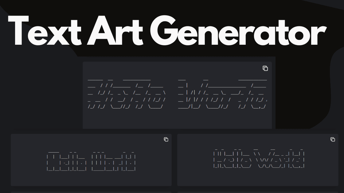 giant word text art generator