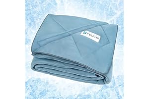 PetAmi Premium Cooling Dog Blanket in Dusty Blue