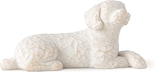 Willow Tree Love My Dog, sculpted hand-painted figure for dog owners