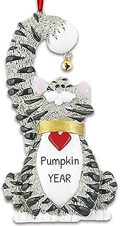 3D Gray Tabby Cat Ornament for Christmas Tree 2025