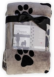 Pawprints Left by You Pet Memorial Blanket with Heartfelt Sentiment - Comforting Pet Loss/Pet Bereavement Gift product image