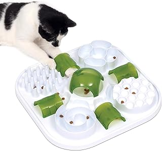 Catit Play Cat Treat Puzzle, Interactive Cat Toy, 43010, White product image